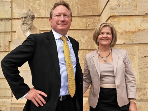 安德鲁·福雷斯特(Andrew Forrest)及妻子妮古拉·福雷斯特(Nicola Forrest)