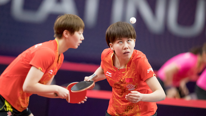 国际乒联澳大利亚公开赛 中国女乒八强占六席