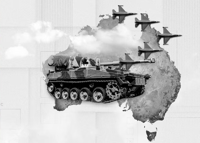 52.9%的受访者认为澳大利亚应该大幅增加或略微增加军费开支。（图源：ABC/Emma Machan）