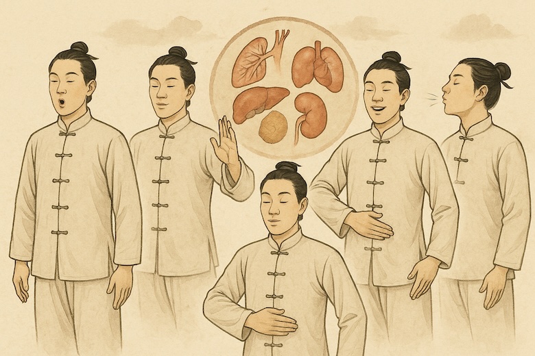 健身气功·六字诀‘’嘘呵呼呬吹嘻“如何调整脏腑功能
